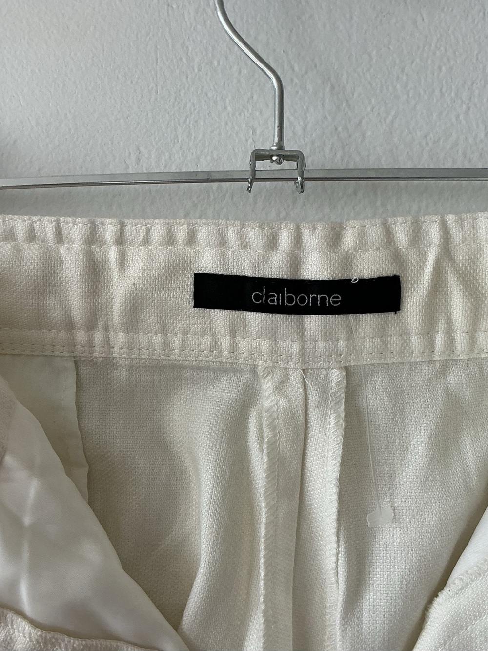 Claiborne Linen Blend Drawstring Cargo Pants L - Picture 3 of 12